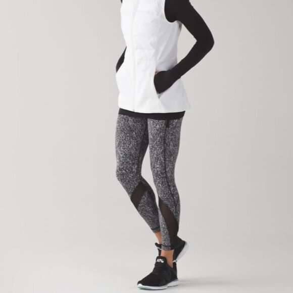 Lululemon Inspire Tight II LeggingsPower Luxtreme Suited Jacquard Black White - Picture 2 of 14